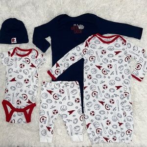 Garanimals matching sports set 0-3 months